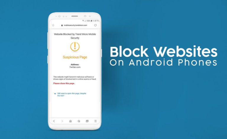 Voici comment vous pouvez bloquer des sites Web sur les smartphones Android